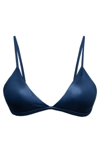 TOP TRIANGULO FIXO CIRRÊ AZUL E CALCINHA ASA DELTA CIRRÊ AZUL