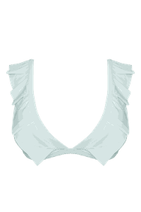 TOP CORTINÃO BABADOS BRANCO