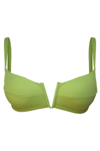 TOP QUADRADO VERDE ABACATE E CALCINHA ASA DELTA VERDE ABACATE