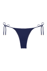 TOP CORTININHA PLISSADO TRANÇA CIRRÊ AZUL E CALCINHA LACINHO TRANÇA CIRRÊ AZUL