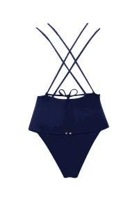 MAIô FRENTE UNICA ROLETE TEXTURA MARINHO