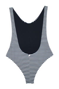 MAIO ASA DELTA DUPLA FACE LISTRADO PRETO E BRANCO