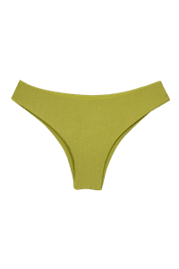 TOP CORTINÃO BABADOS CIRRÊ PISTACHE E CALCINHA RETA CIRRÊ PISTACHE