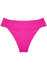 TOP AMARRADO NÓ DUPLA FACE LARANJA/ PINK E CALCINHA CÓS LARGO DUPLA FACE LARANJA/ PINK