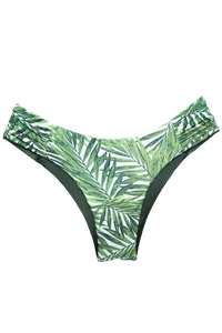 TOP MEIA TAÇA ARO BAMBU E CALCINHA BORBOLETA DUPLA FACE BAMBU/ CIRRÊ MUSGO