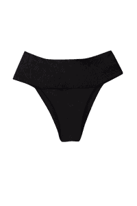 TOP FRENTE UNICA DRAPEADO COSTAS TRANÇADA CIRRÊ ZOO PRETO E CALCINHA COS LARGO CIRRÊ ZOO PRETO