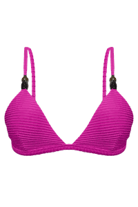 TOP TRINGUO FIXO MIÇANGAS TEXTURA PINK