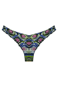 calcinha ripple anatomica etnico / listrado preto/ branco