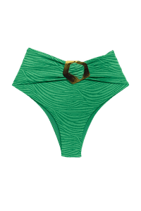 CALCINHA HOT PANTS FIVELA TARTARUGA ZOO GREEN