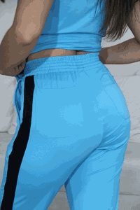 Scrub Confort Bicolor Azul Claro e Preto