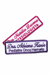 Bordado Patch Nome + Profissão