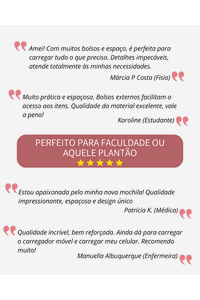 Mochila EcoChic Cinza e Bege