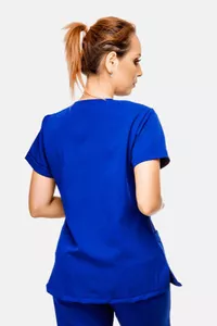 Blusa Feminina Basic Azul Caneta