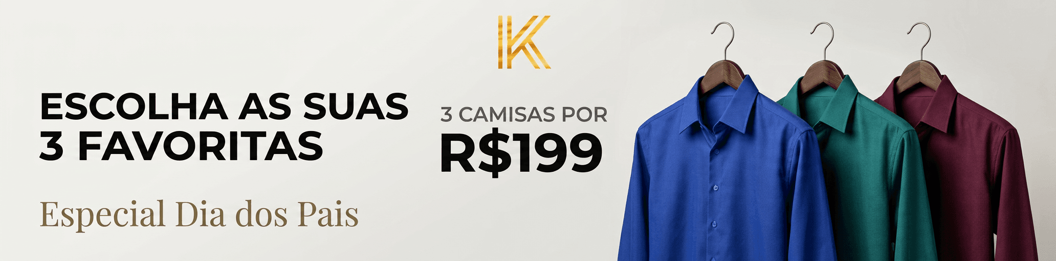 03 Camisas por 199