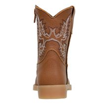 Bota Baby Texana De Couro Legítimo Bico Quadrado