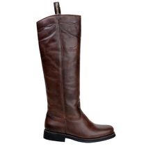 Bota Masculina Campeira Beretta Em Couro Bovino Fóssil Café