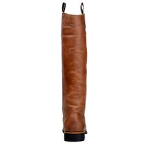 Bota Cano Alto Gaúcha Masculina Beretta Em Couro Bovino Castor 