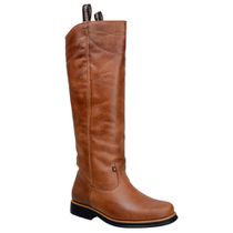 Bota Cano Alto Gaúcha Masculina Beretta Em Couro Bovino Castor 