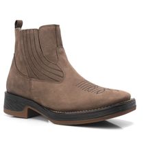 Botina Western Masculina Em Couro Original Capelli Boots