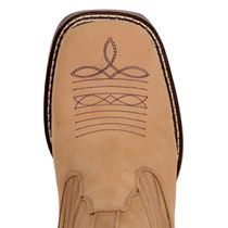 Botina Texana Masculina Em Couro Crazy h Tabaco