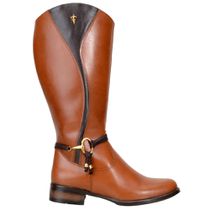 Bota Montaria Feminina Cano Alto Original Capelli Boots Em Couro