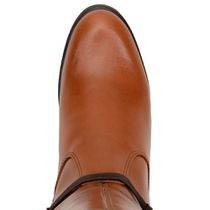 Bota Montaria Feminina Cano Alto Original Capelli Boots Em Couro