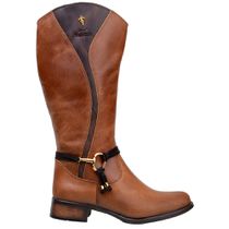 Bota Feminina Beretta Montaria Em Couro Nobre Castor
