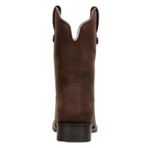Bota Country Feminina Toda Em Couro Legítimo Cor Café
