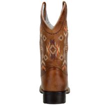 Bota Country Montaria Feminina Cano Médio Em Couro Nobre Castor