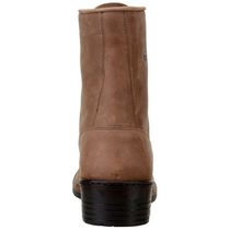 Coturno Masculino Cano Médio Em Couro Nobre Cor Oliva