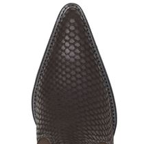 Bota Bico Fino Feminina Country De Cano Curto Snaker Cor Café