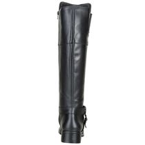 Bota Over Montaria Feminina De Cano Alto Couro Nobre Preto