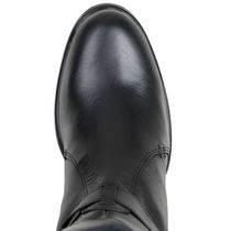 Bota Over Montaria Feminina De Cano Alto Couro Nobre Preto