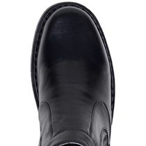 Bota Anti-stress Masculina Com Palmilha De Gel Confort Em Couro