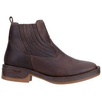 Botina Western Masculina Em Couro Original Capelli Boots