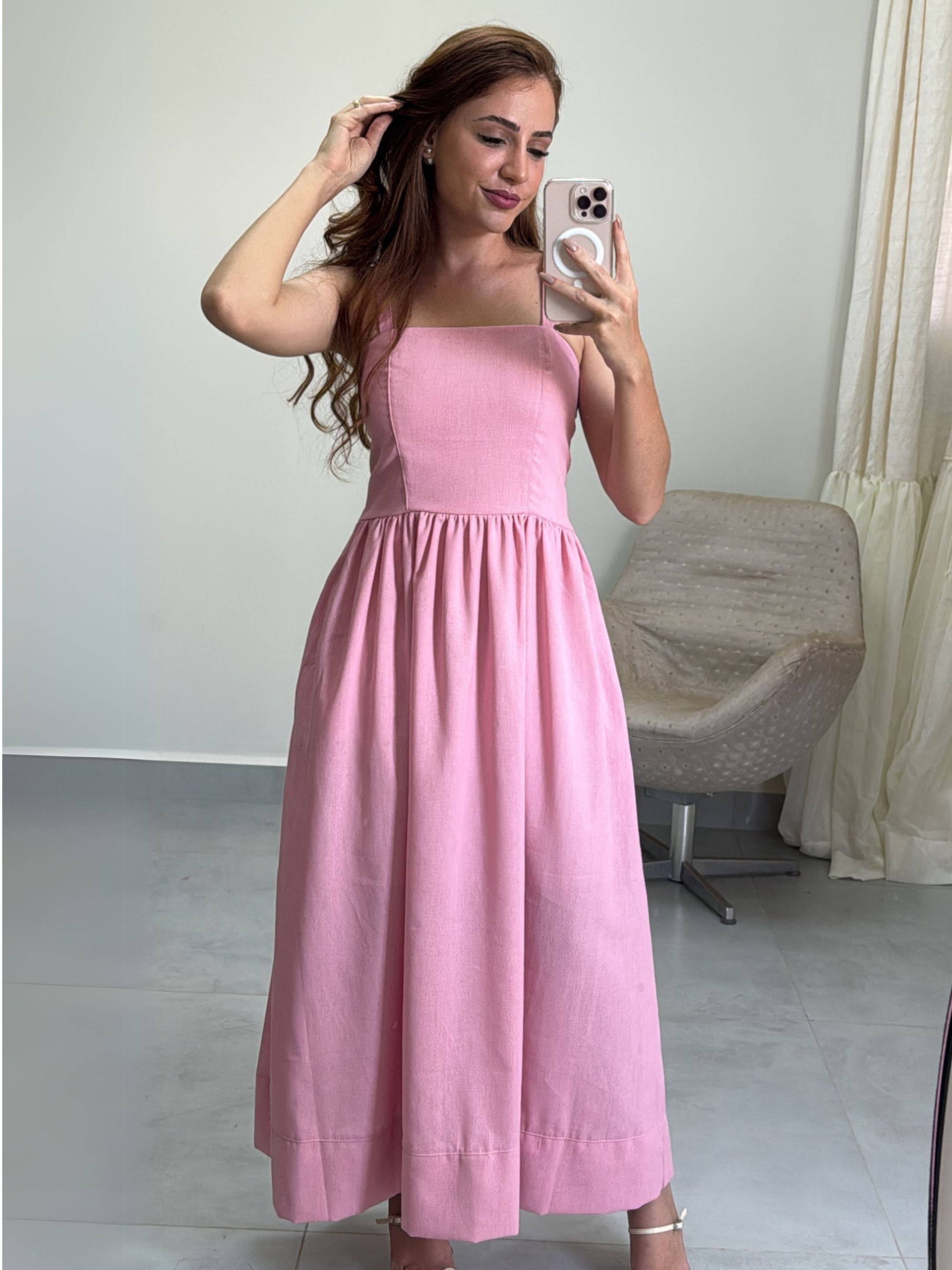 Vestido Munique Rosa - Loja Mariah Júlia 