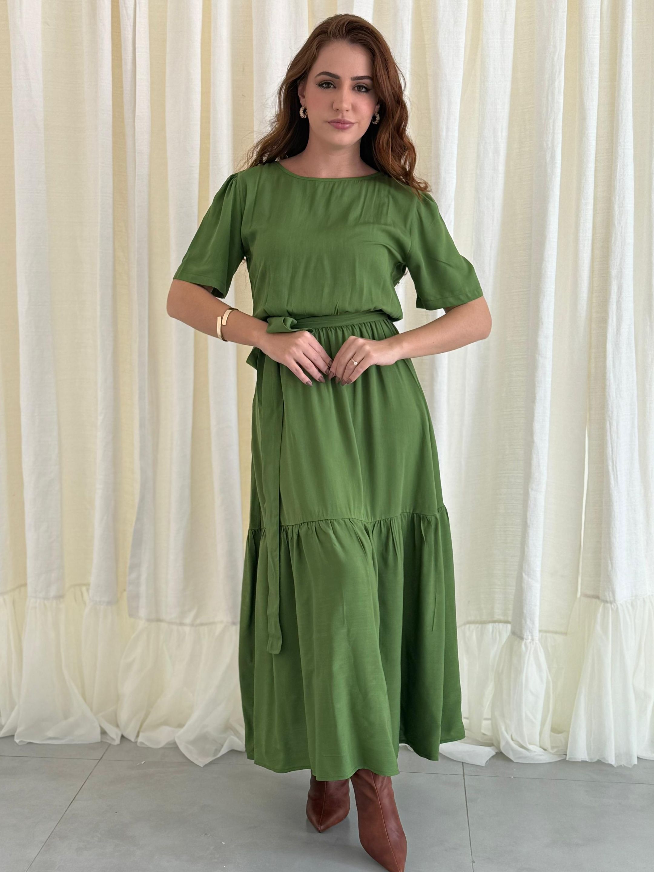 Vestido Fernanda Verde - Loja Mariah Júlia 