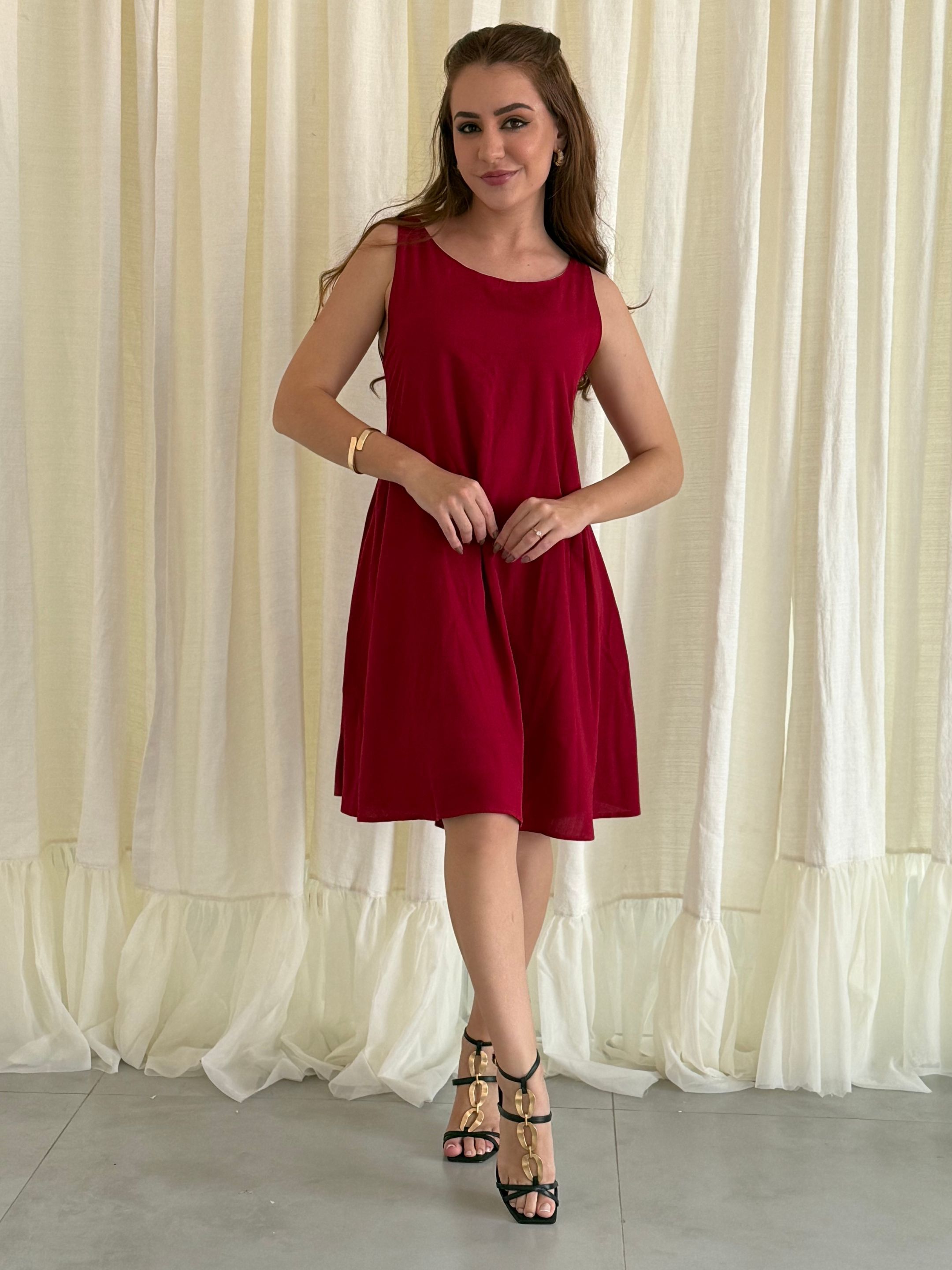 Vestido Trapézio Cecília ... - Loja Mariah Júlia 