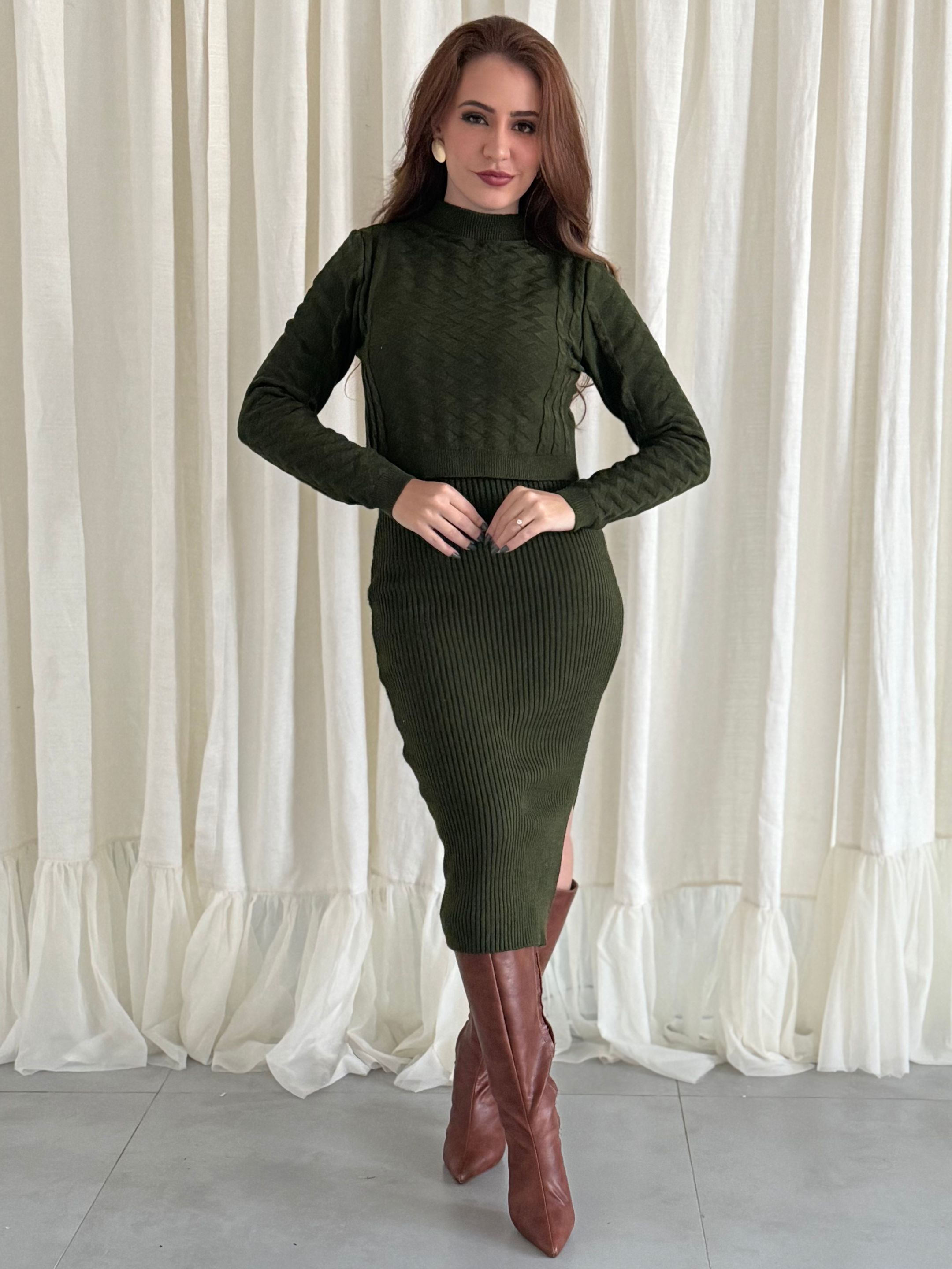 Conjunto Tricot Michelly ... - Loja Mariah Júlia 