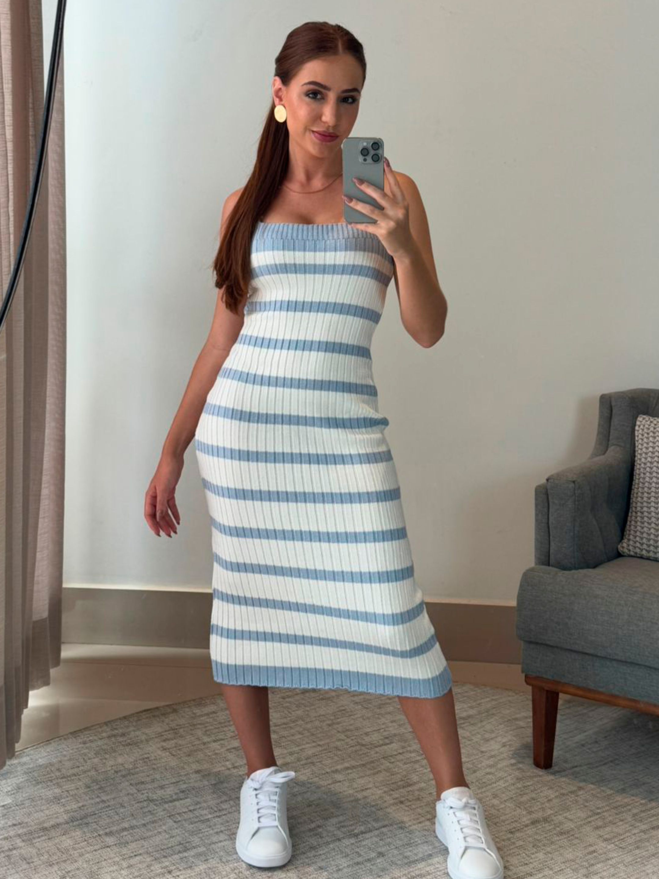 Vestido Canelado Júlia Li... - Loja Mariah Júlia 