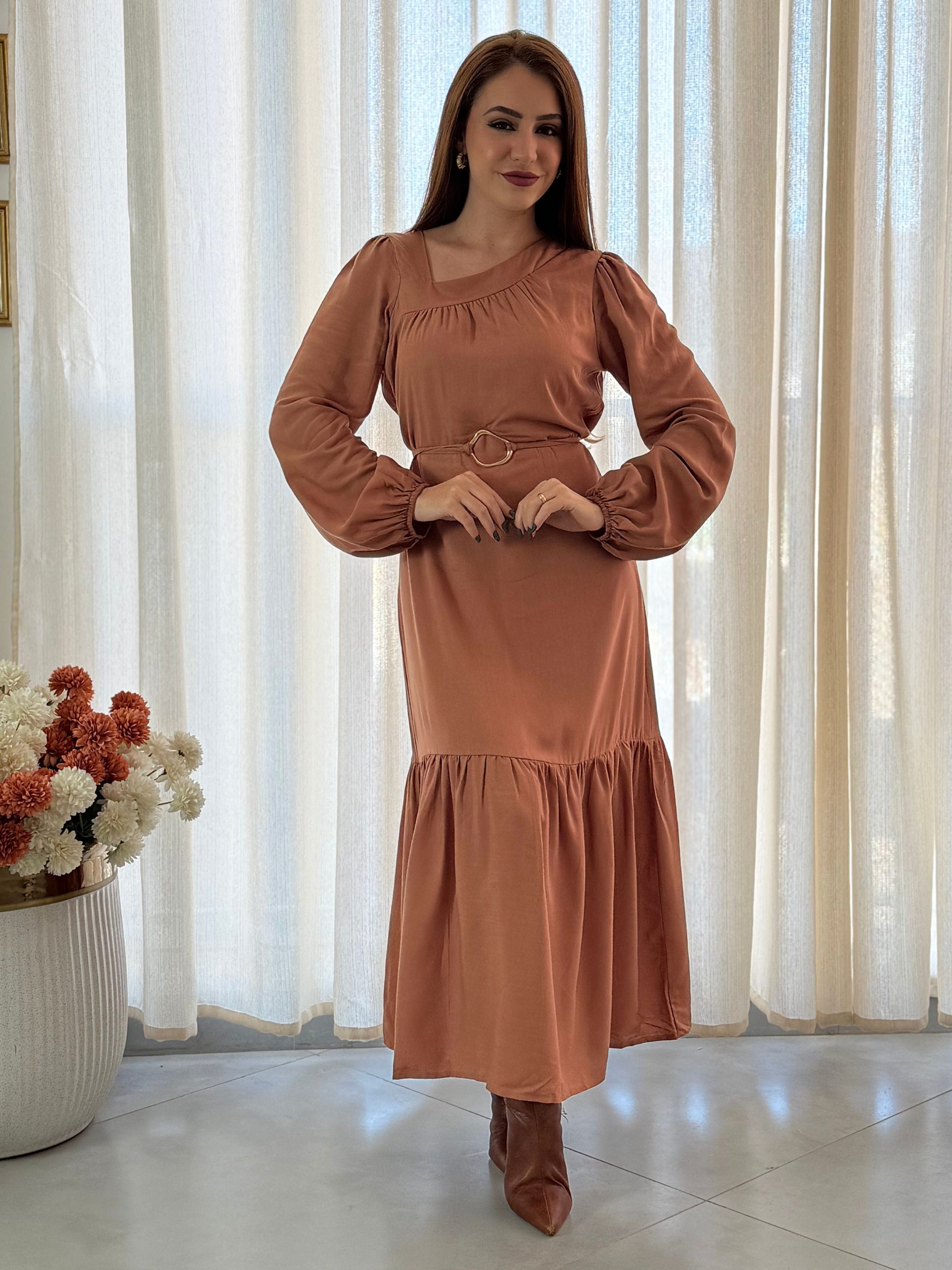 Vestido Claire Mocha Mous... - Loja Mariah Júlia 
