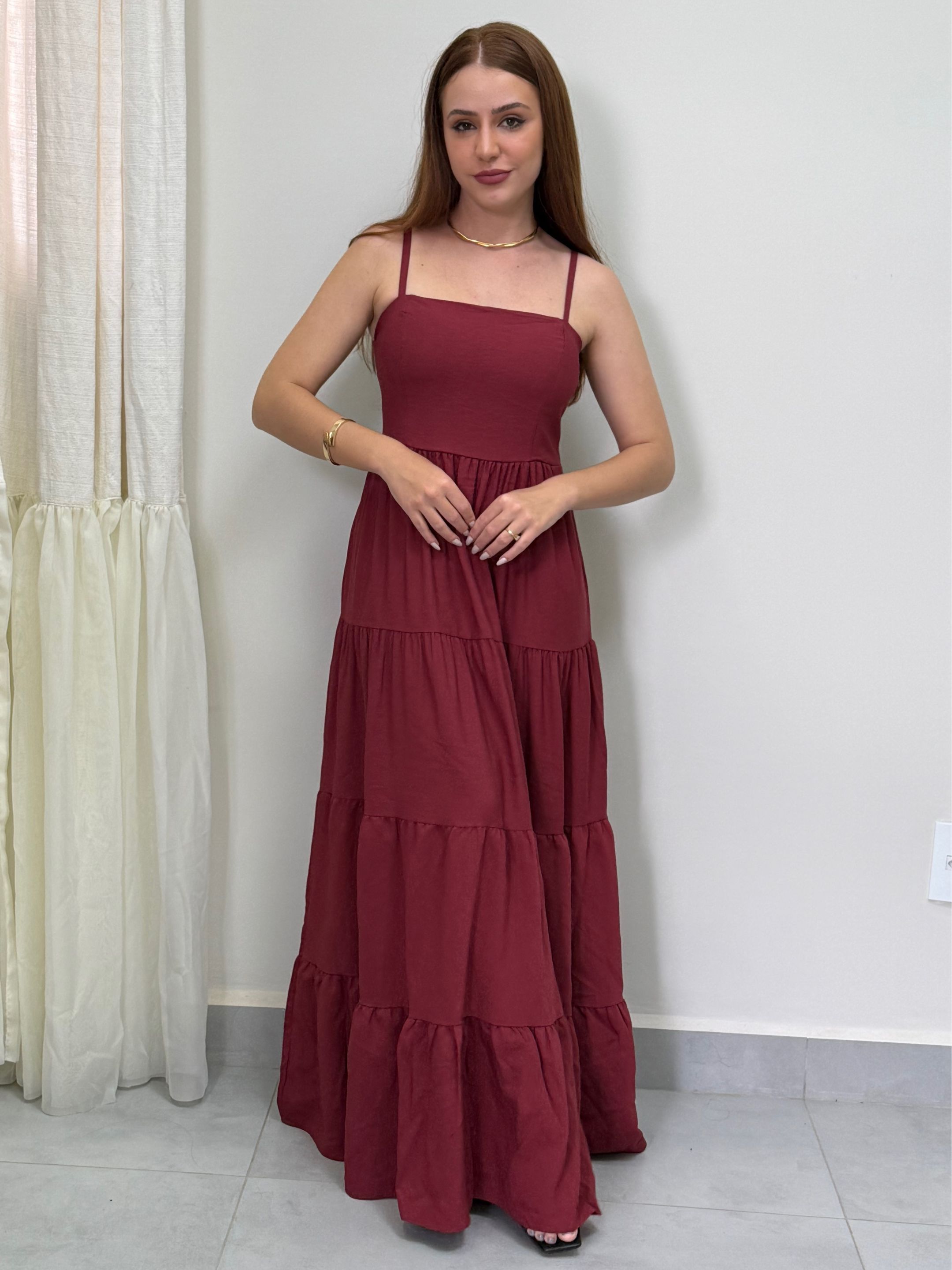 Vestido Longo Lorena Mars... - Loja Mariah Júlia 