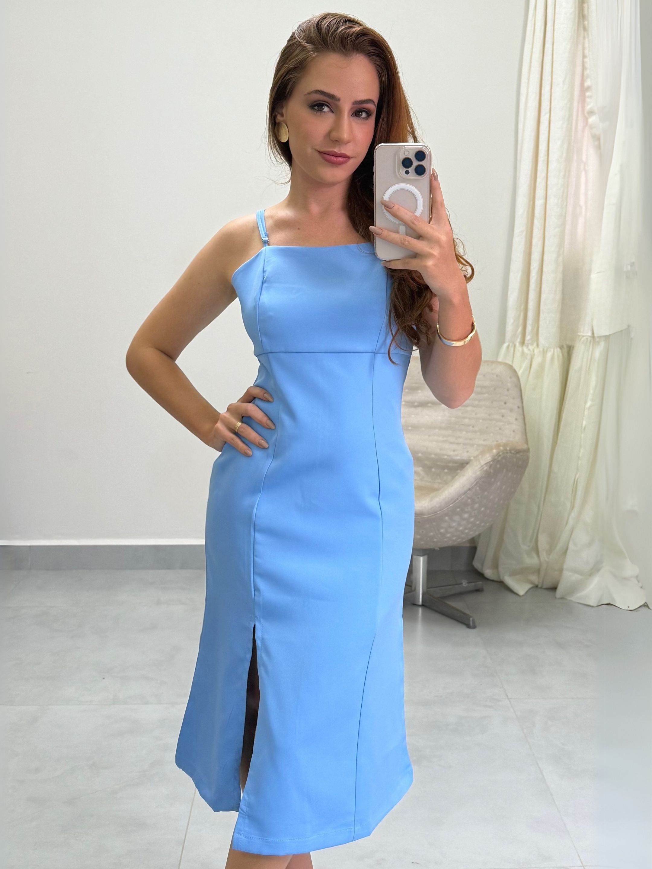 Vestido Alfaiataria Isado... - Loja Mariah Júlia 