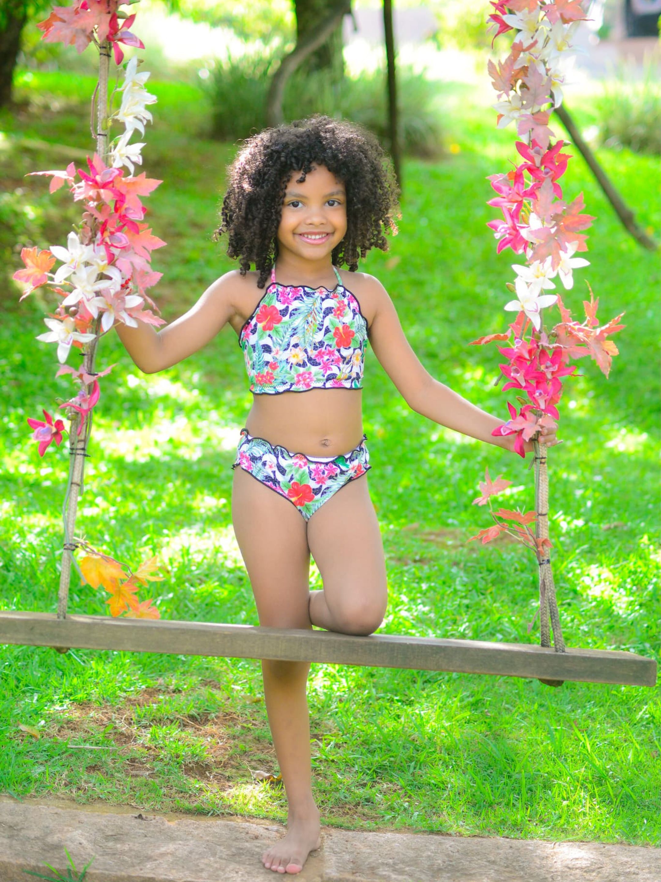 Biquíni infantil floral - Mar & Sol