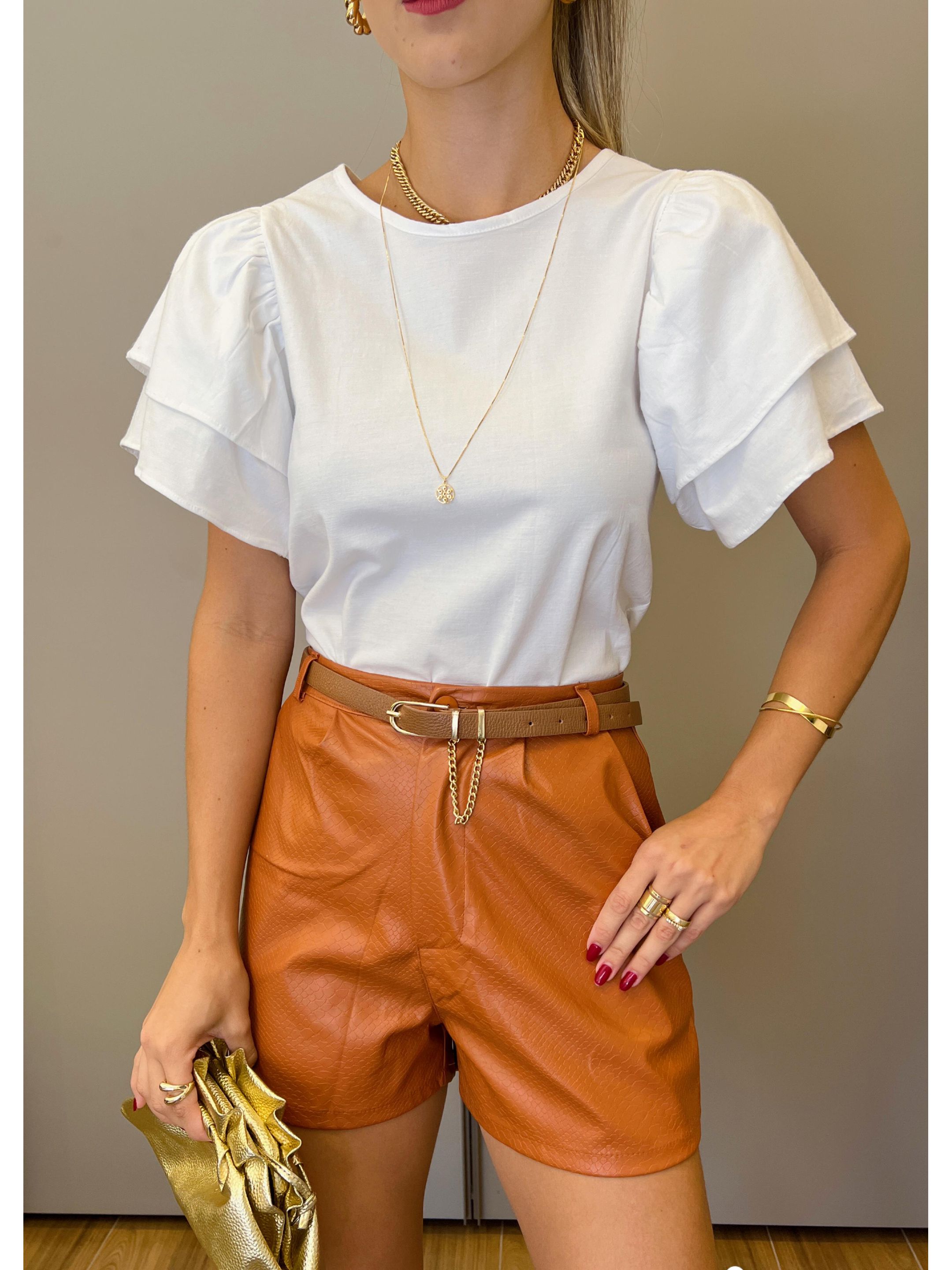 BLUSA AMÉRICA BRANCO - MMUNIZ 