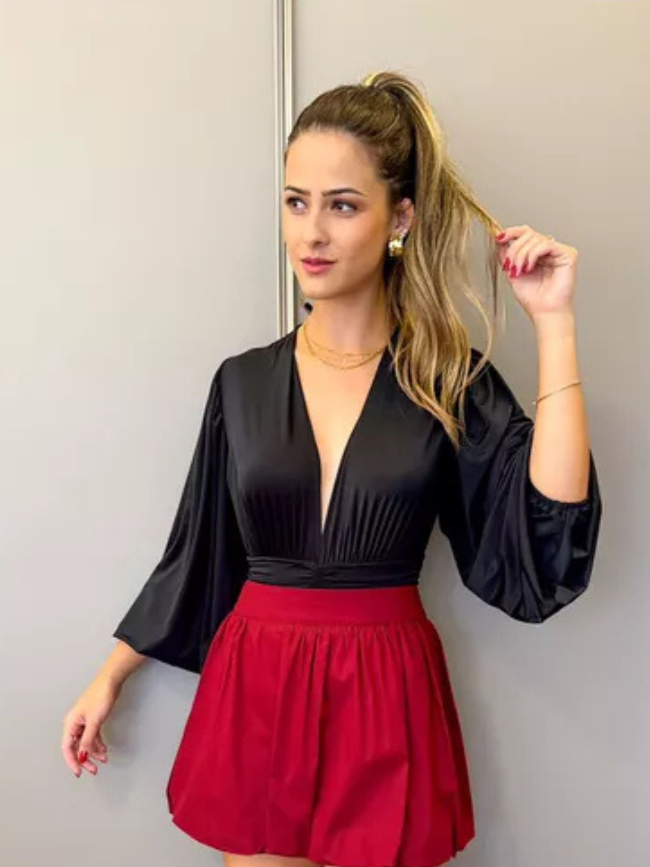 SAIA BALONÊ CHERRY - MMUNIZ 