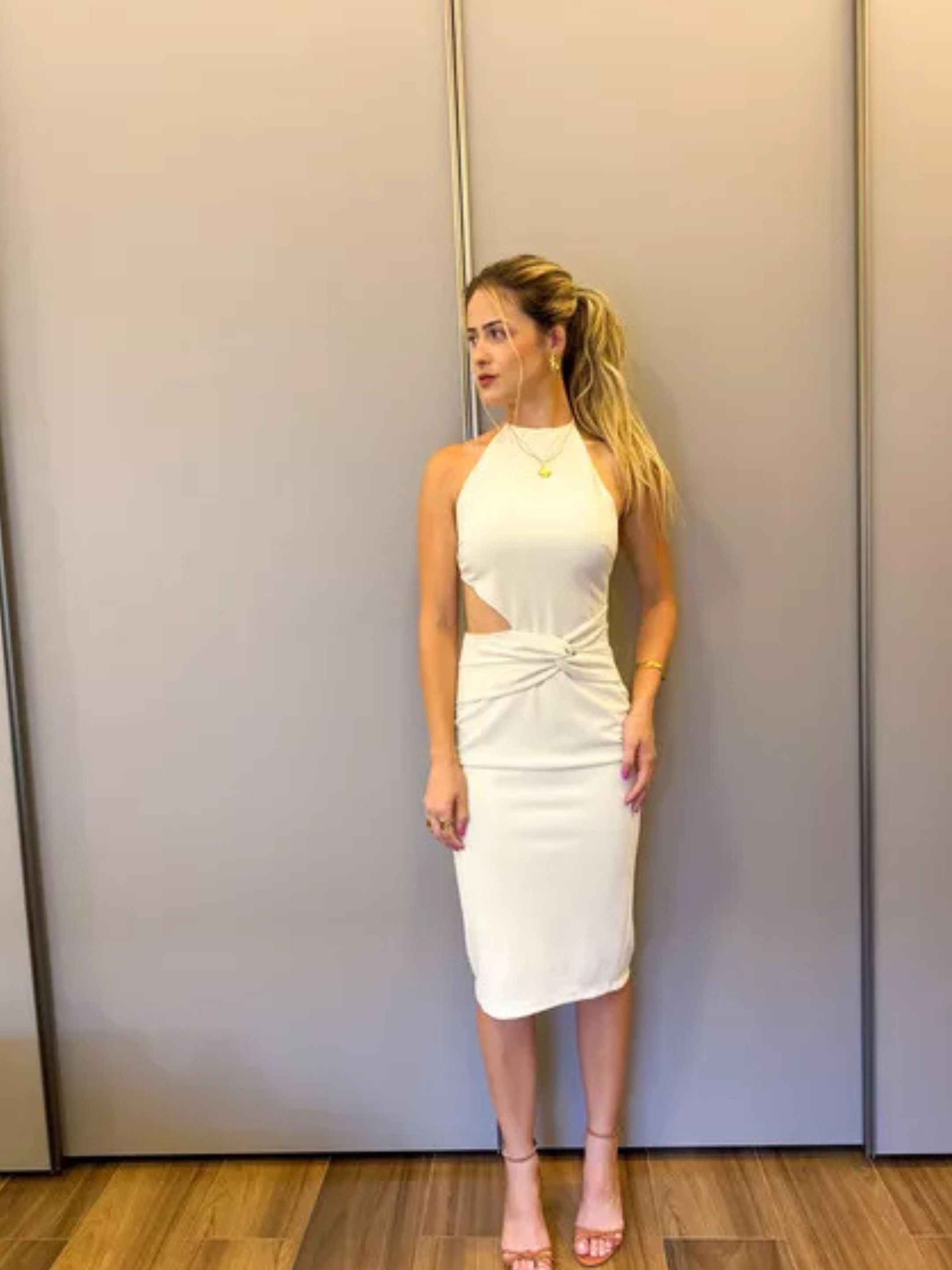 VESTIDO CAMILA CREME - MMUNIZ 