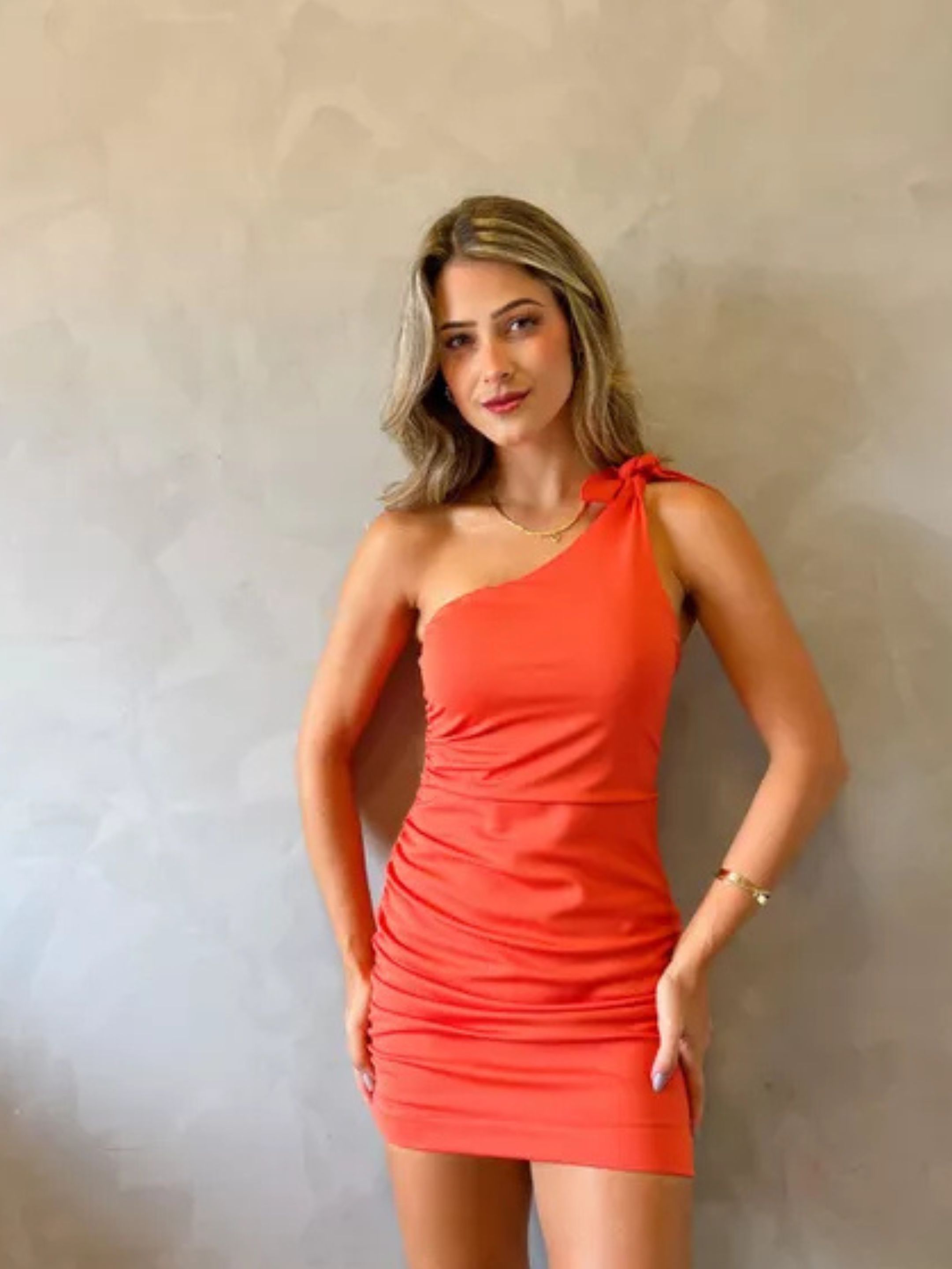 VESTIDO CATARINA LARANJA - MMUNIZ 