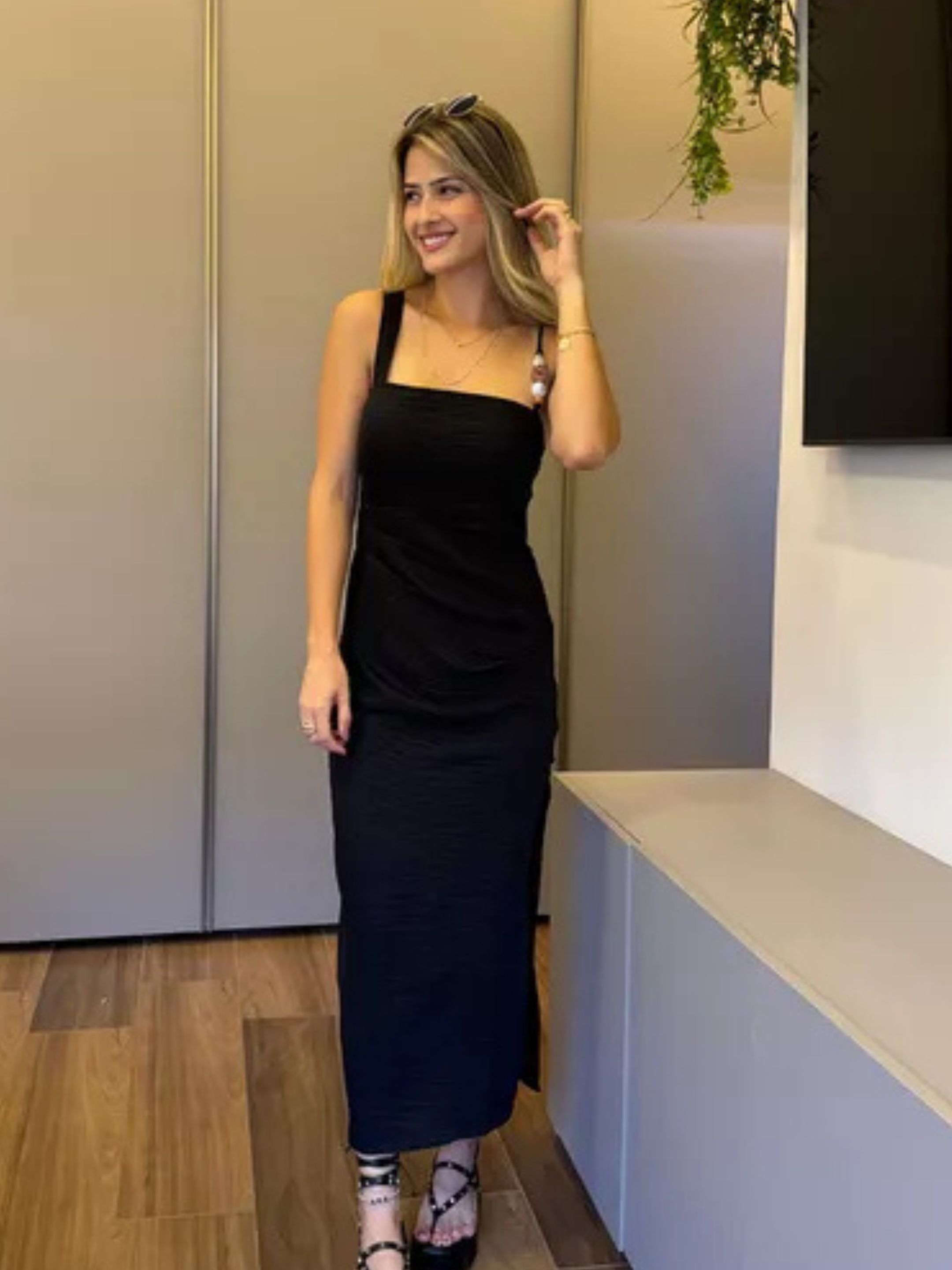 VESTIDO GRÉCIA PRETO - MMUNIZ 