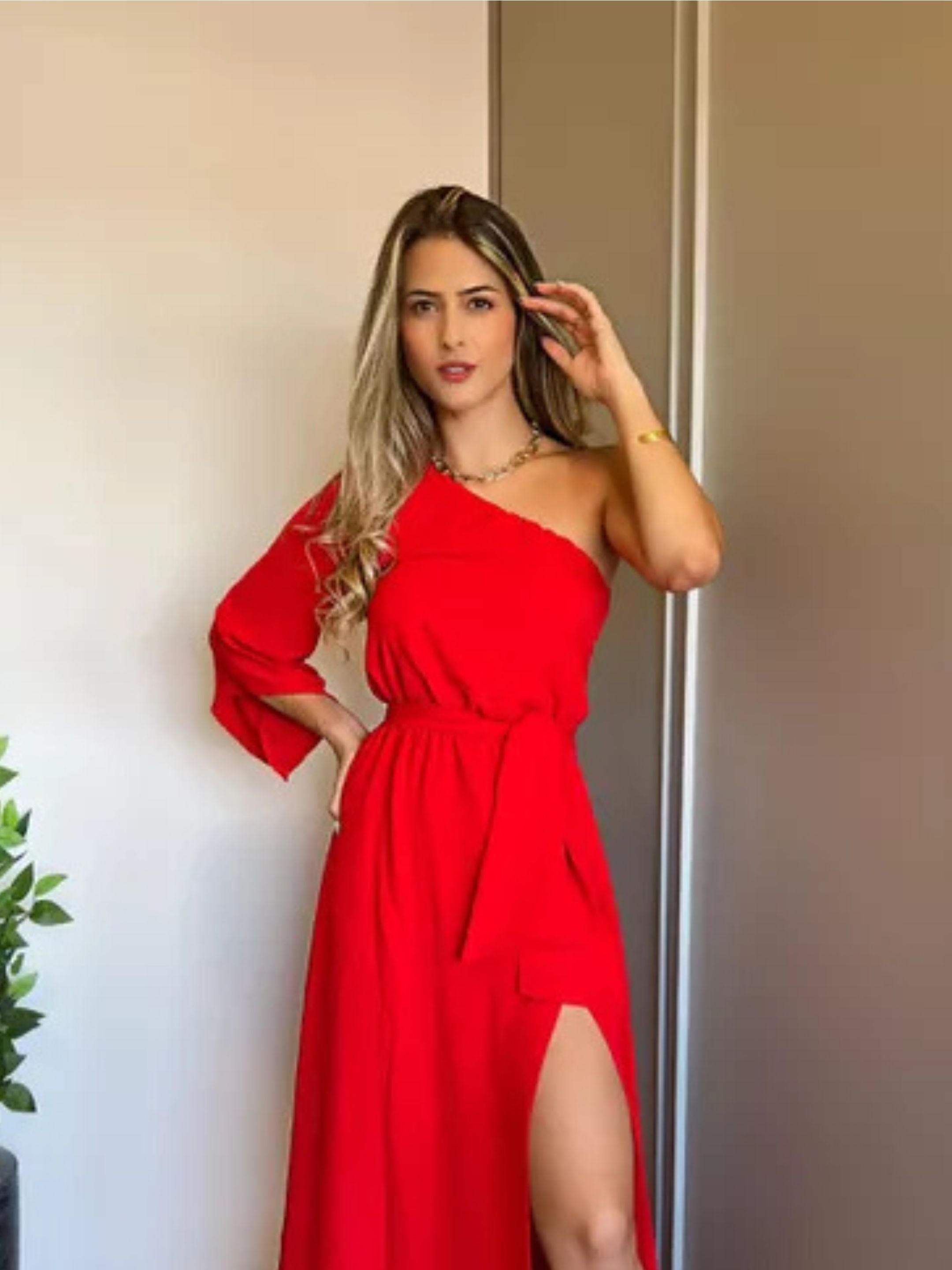 VESTIDO MIA VERMELHO - MMUNIZ 